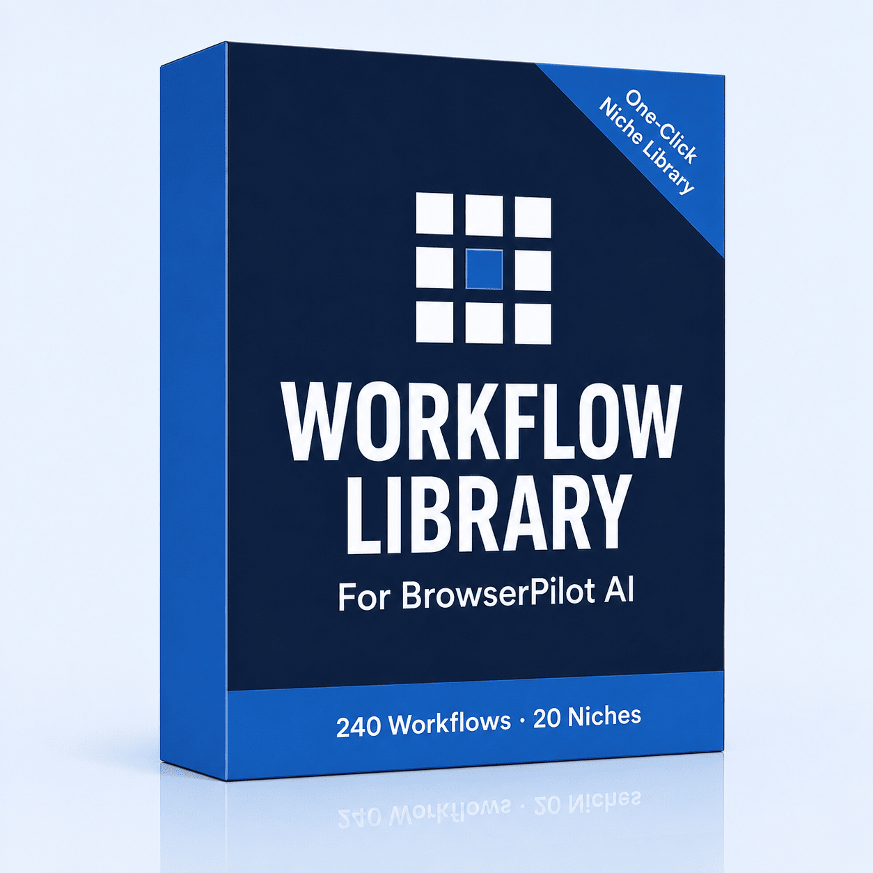 BrowserPilot AI One-Click Workflow Niche Library — 240 workflows across 20 niches